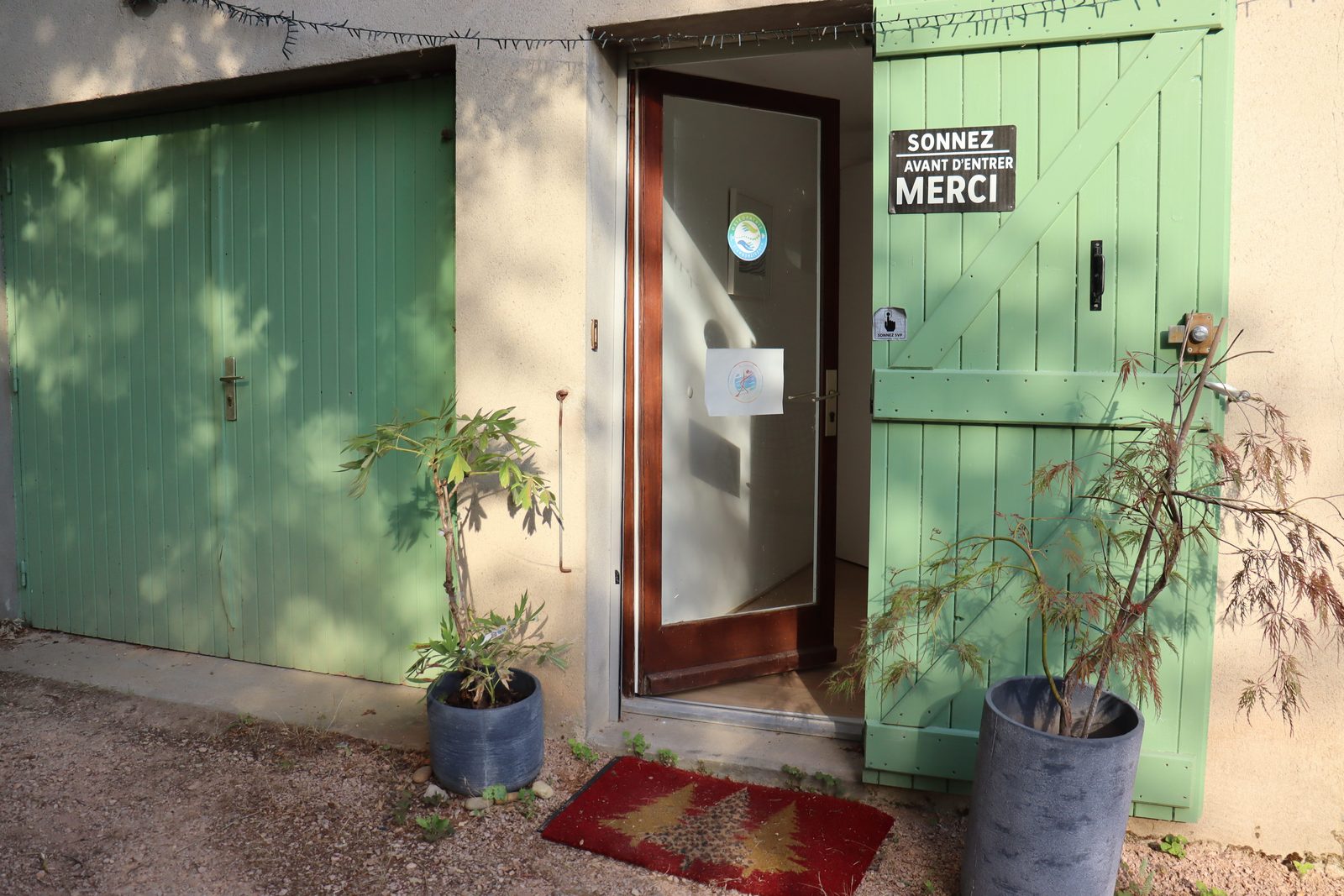 L'entrée du cabinet